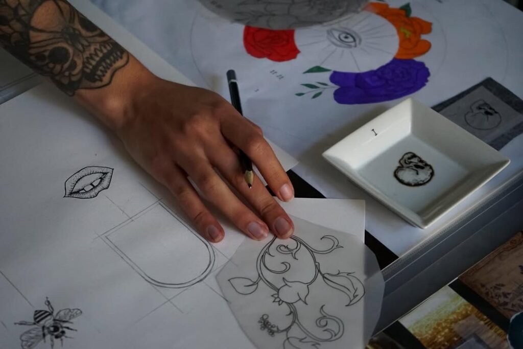 Dessin de l'illustratrice